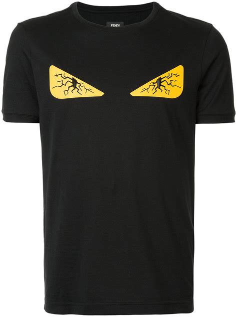 fendi bug eyes t-shirt|Fendi eyes t shirt men's.